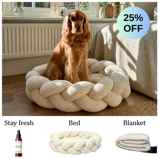 Oatmeal Dog Bed Bundle