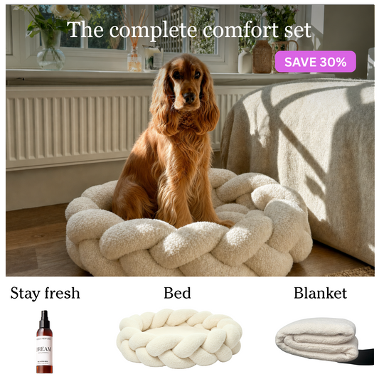 Oatmeal Dog Bed Bundle
