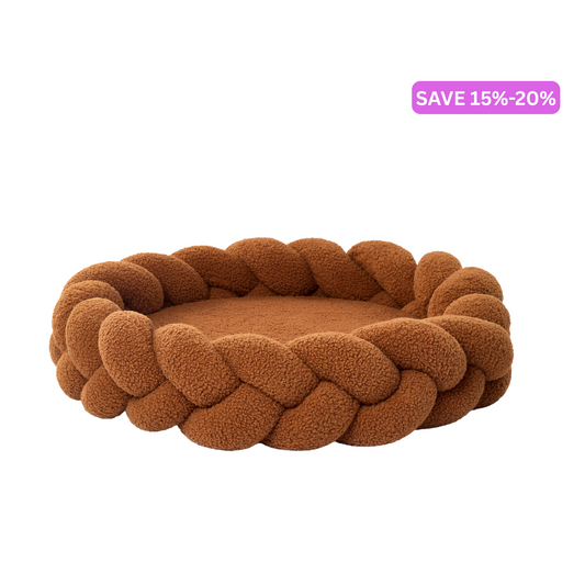 Chestnut Teddy Dog Bed