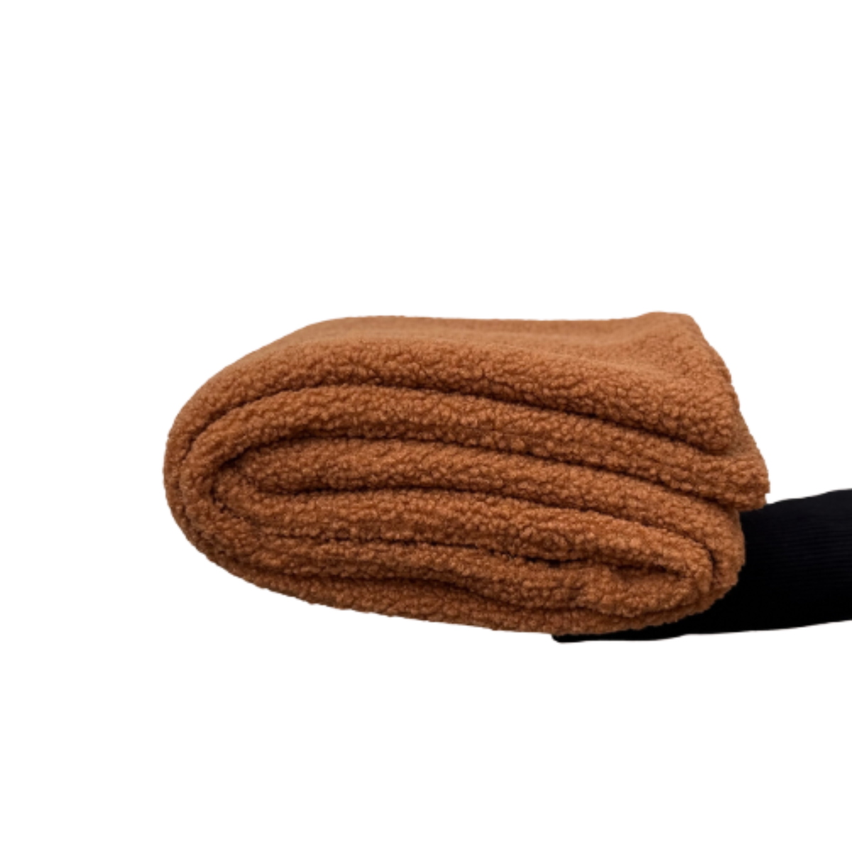 The Hersh Bed soft Chestnut Teddy dog blanket