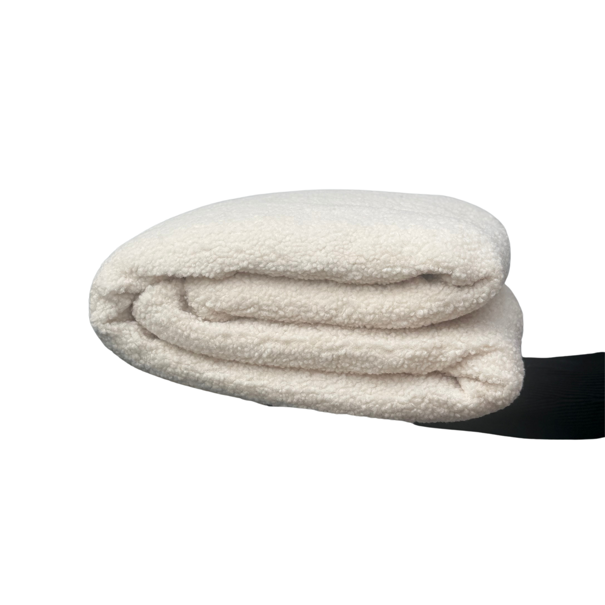 The Hersh Bed soft Oatmeal Teddy dog blanket
